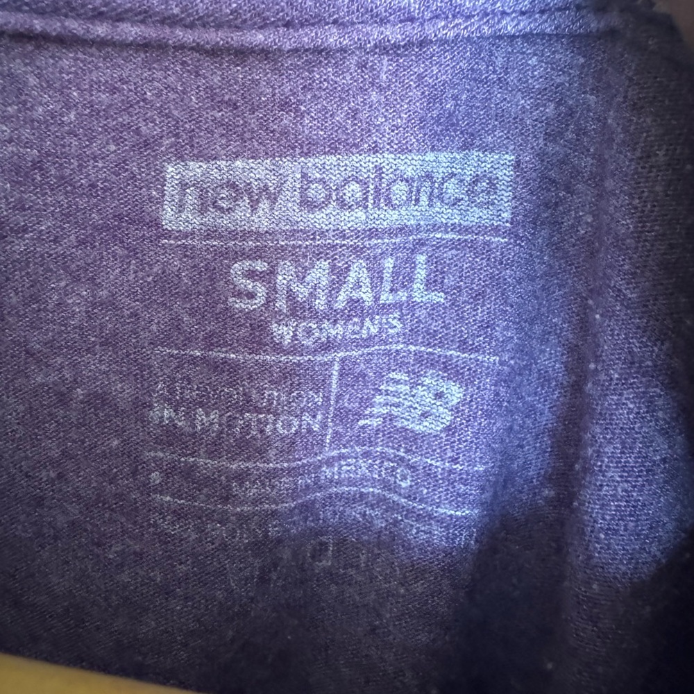 New Balance Women’s Purple Graphic Tee – “Don’t Hope, Sweat For It” - Picture 3 of 3